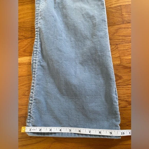 Vintage Women's Wrangler Corduroy Bellbottom Pants, 23 x 31, Light Blue Flare - Picture 9 of 11